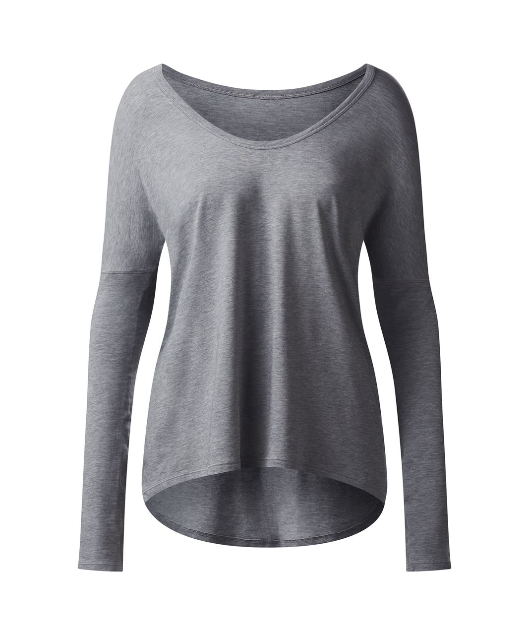 Lululemon Flip Your Dog Long Sleeve II - Heathered Medium Grey