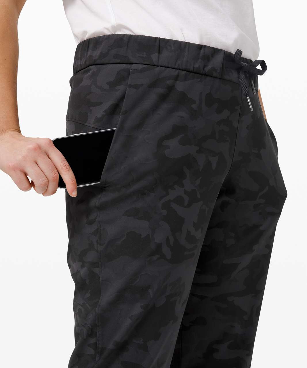 Lululemon On the Fly Pant Full Length - Incognito Camo Multi Grey