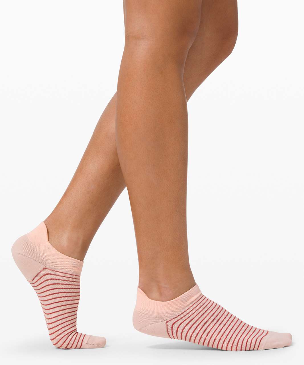 Lululemon Light Speed Tab Sock *Silver - Ballet Slipper / Chianti