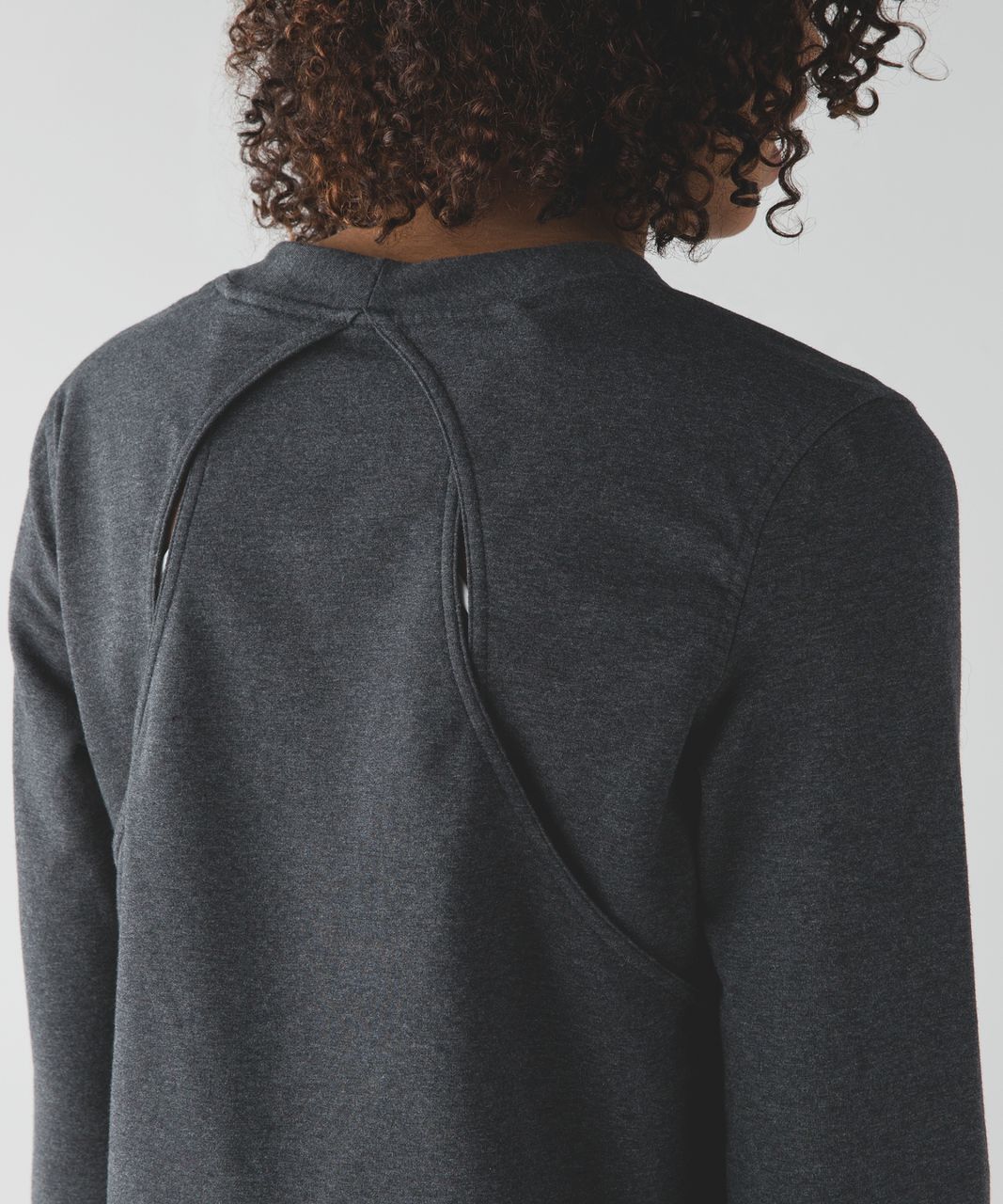 Lululemon Getaway Crew - Heathered Black