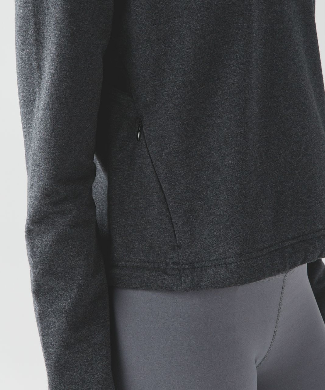 Lululemon Getaway Crew - Heathered Black