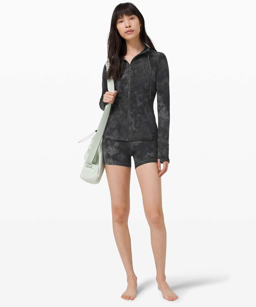 NEW Women Lululemon Hooded Define Jacket Mesh Vent Nulu Graphite Grey Size  8