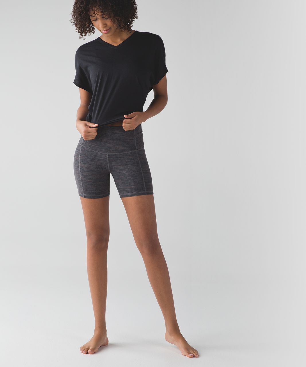 Lululemon Wunder Short 5" - Wee Are From Space Cool Cocoa Soot Light