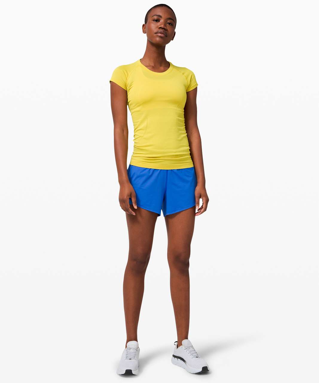 Lululemon Swiftly Tech Short Sleeve Crew Stretchy Yellow