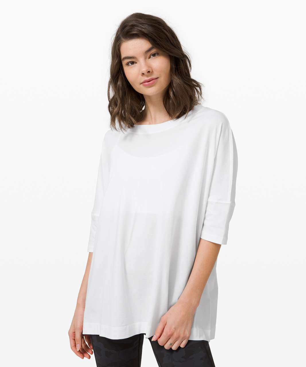 Lululemon All Yours Boyfriend Box Tee - White