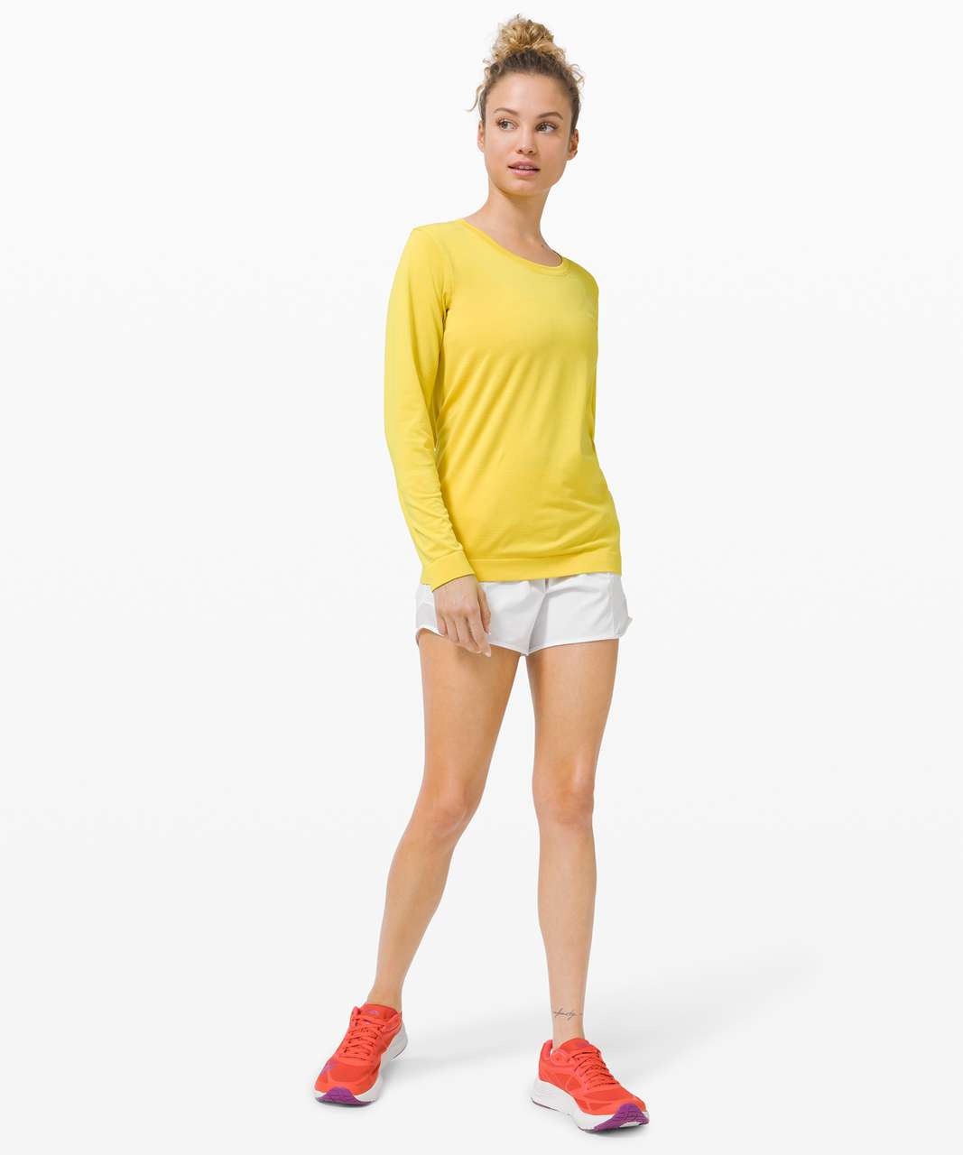 Lululemon Swiftly Tech Long Sleeve Crew - Soleil / Soleil - lulu