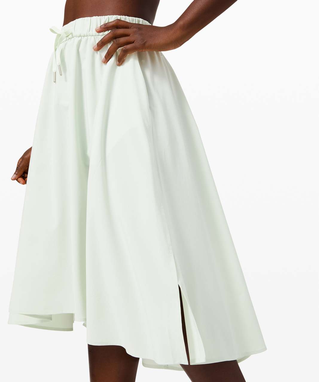 Cotton Poplin Flounce Skirt - Ready-to-Wear 1AAX2F