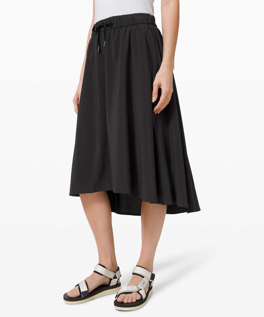 Lululemon Time to Flounce Skirt - Black - lulu fanatics