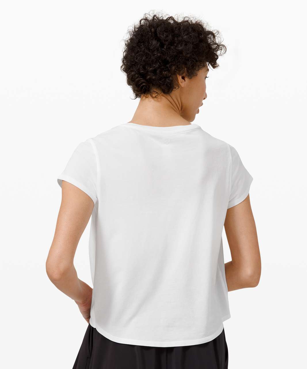 Lululemon Pleats and Thank You Short Sleeve - White