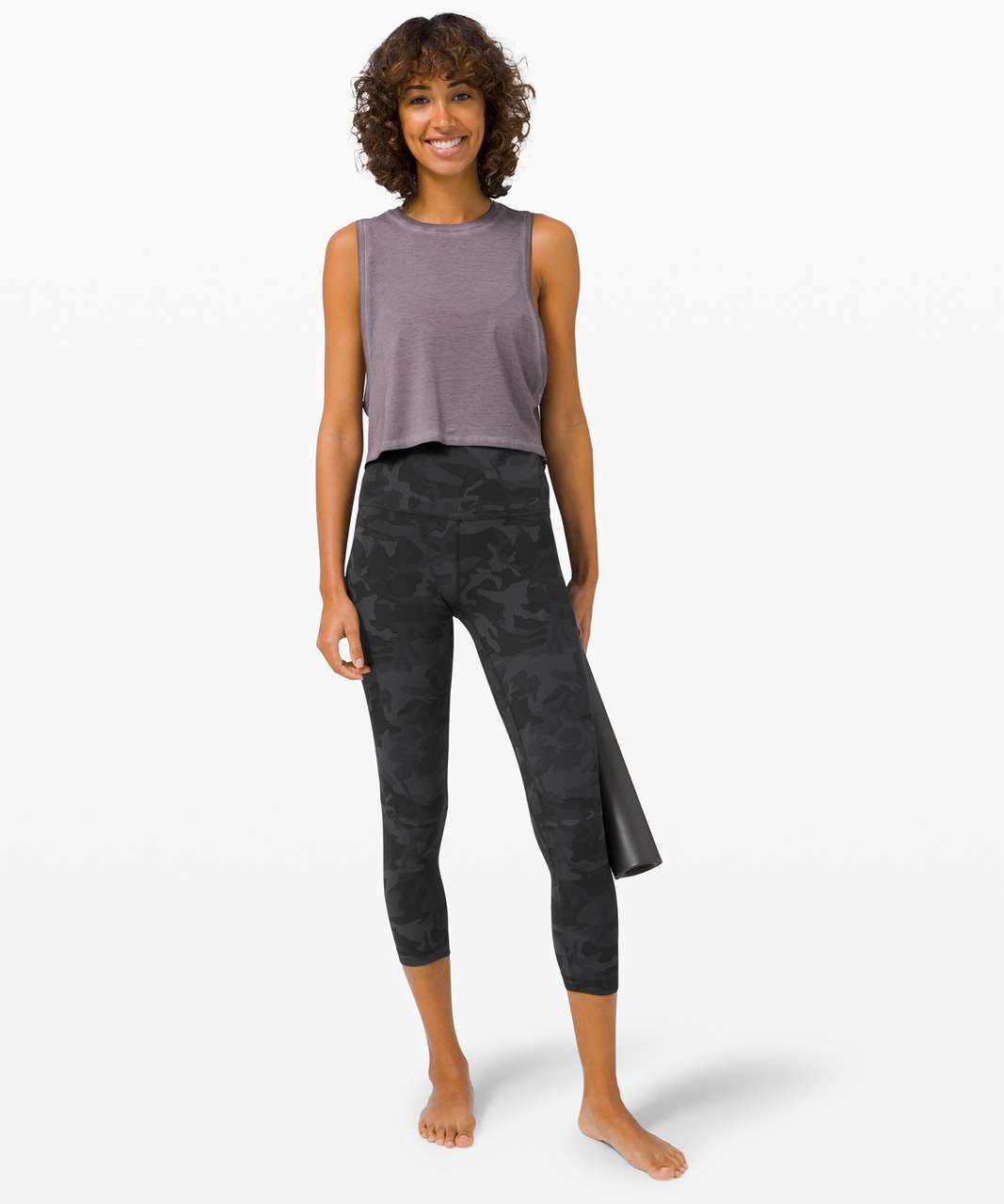 Lululemon Align Crop *21 - Incognito Camo Multi Grey (First Release) -  lulu fanatics