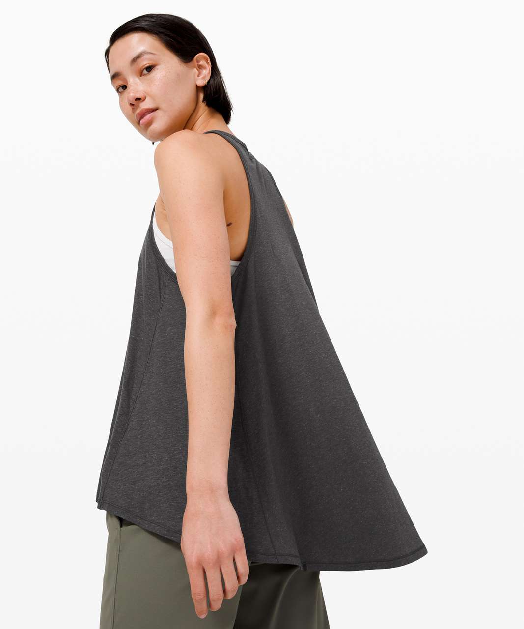 Lululemon Day to Light Tank - Graphite Grey - lulu fanatics