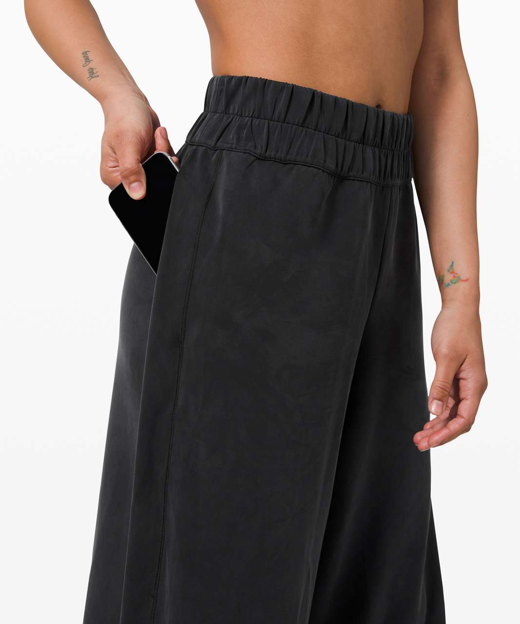 Lululemon Seek Softness Mid Rise Crop Stargaze High-Rise Wide Leg Pant  Womens 12