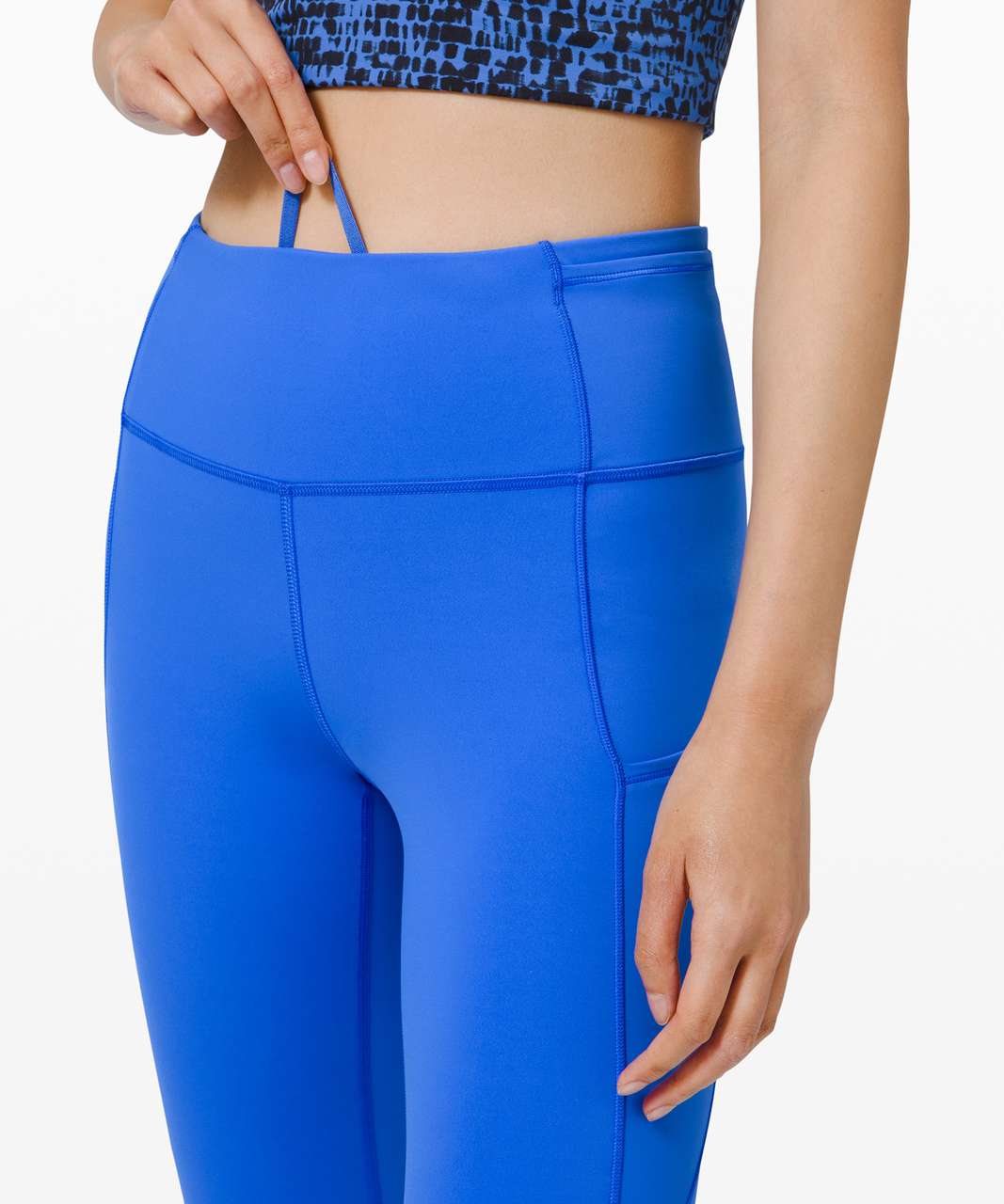 Lululemon Fast and Free High-Rise Crop II 23" *Non-Reflective - Wild Bluebell