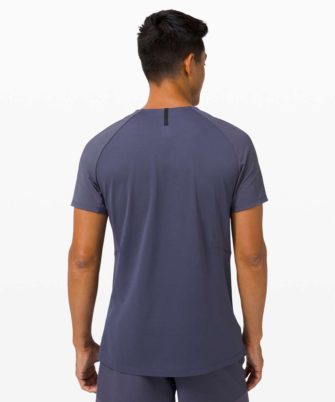 Lululemon Pulse Motivation Short Sleeve - Cadet Blue / Cadet Blue