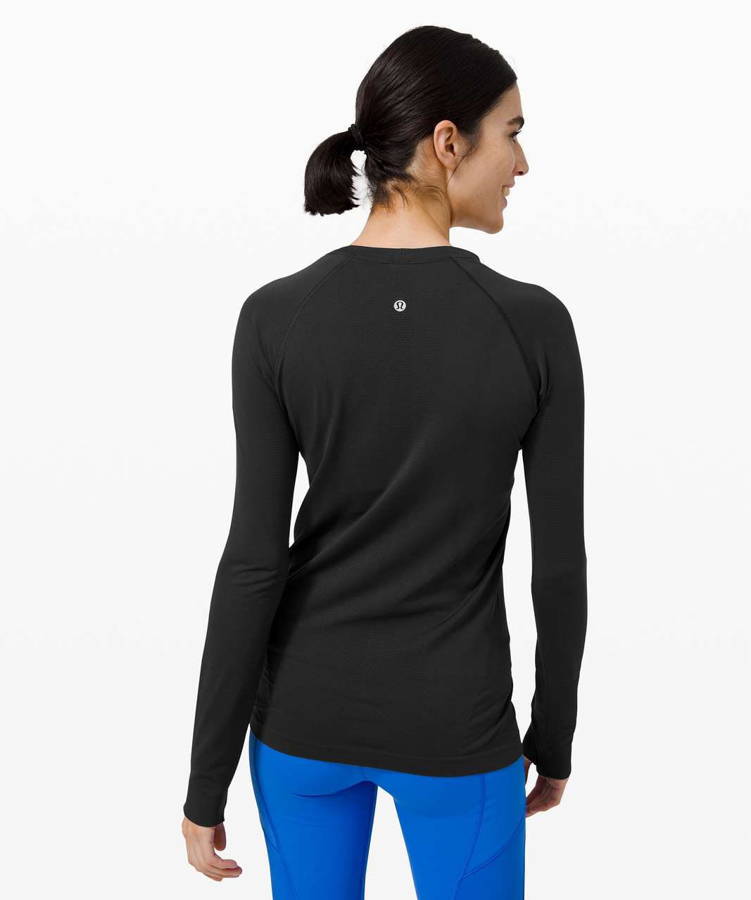 Lululemon Swiftly Tech Long Sleeve 2.0 - Black / Black (First Release) -  lulu fanatics