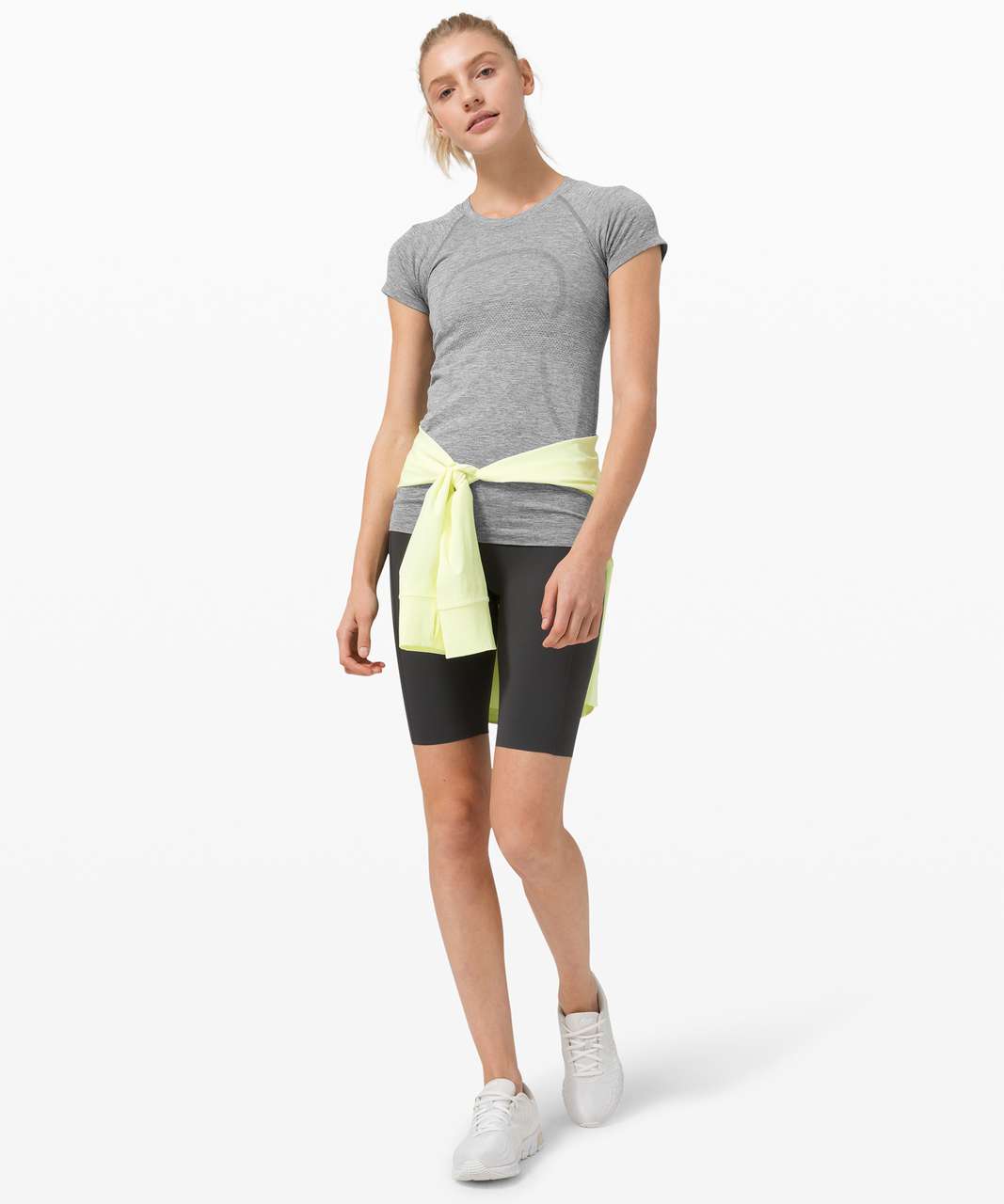 Lululemon Swiftly Tech Short Sleeve 2.0 - Slate / White (First Release)