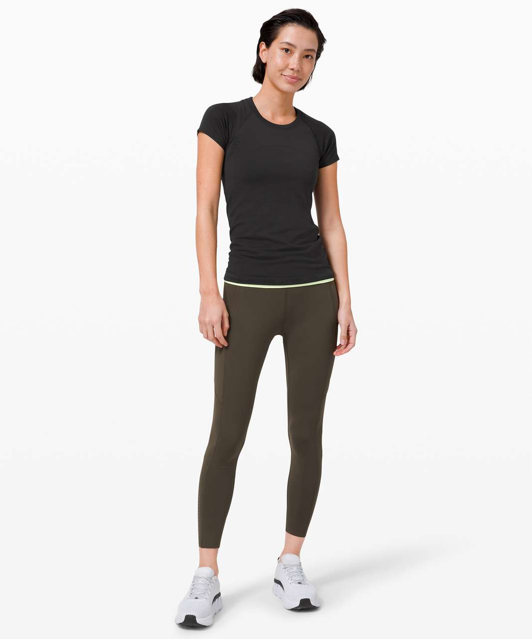 Lululemon Swiftly Tech Short Sleeve 2.0 - Black / Black (First Release)