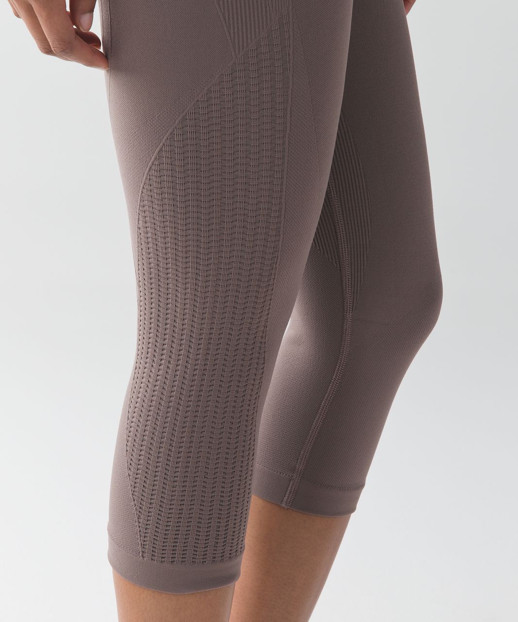 Lululemon Flow & Go Crop - Cool Cocoa