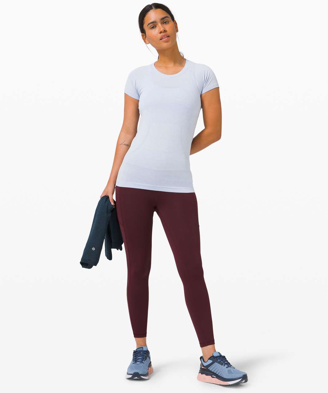 Lululemon Swiftly Tech Short Sleeve 2.0 - Daydream / White