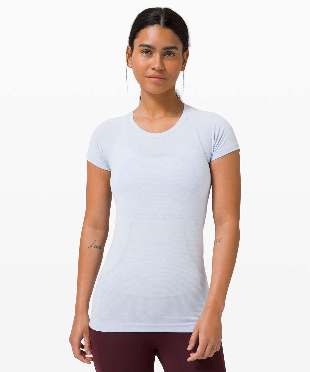 Lululemon Swiftly Tech Short Sleeve 2.0 - Daydream / White