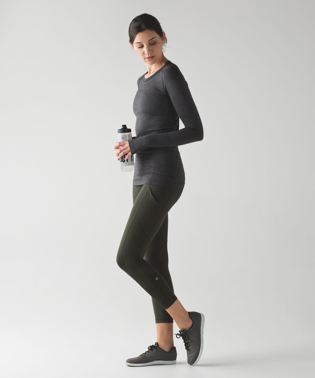 Lululemon Speed Crop - Gator Green