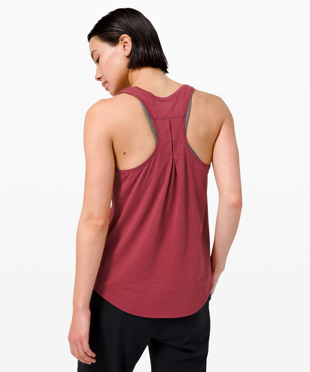 Lululemon Love Tank *Pleated - Chianti - lulu fanatics