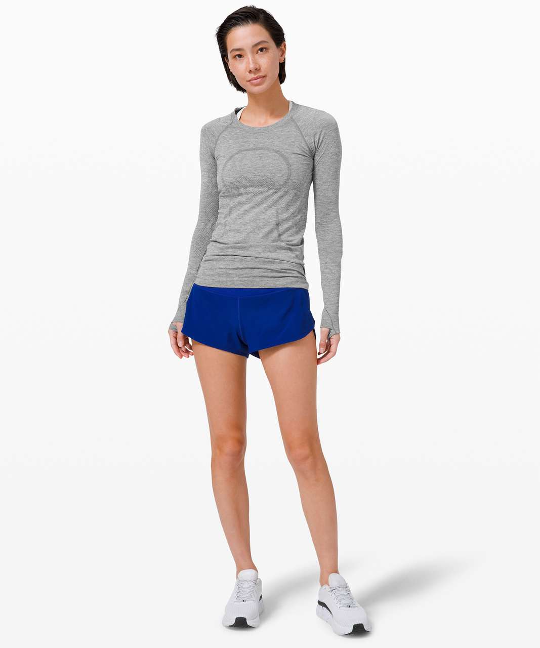 OOTD: Swiftly tech 2.0 long sleeve (Slate/White, size 8), Hotty