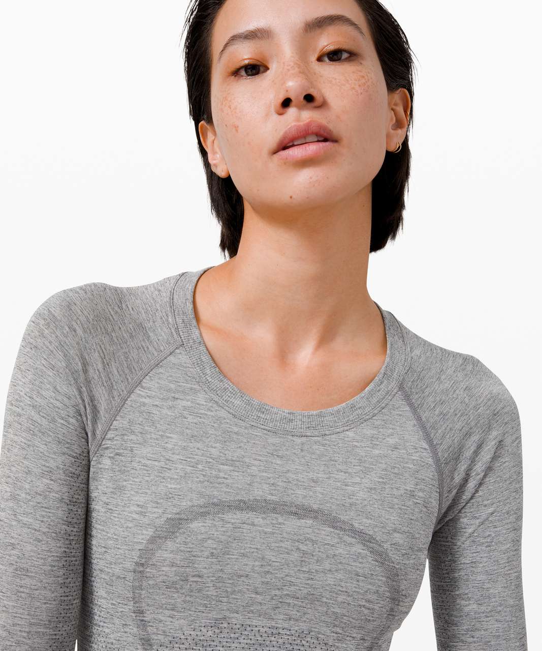 Lululemon Swiftly Tech Long Sleeve 2.0 - Slate / White (First Release) -  lulu fanatics