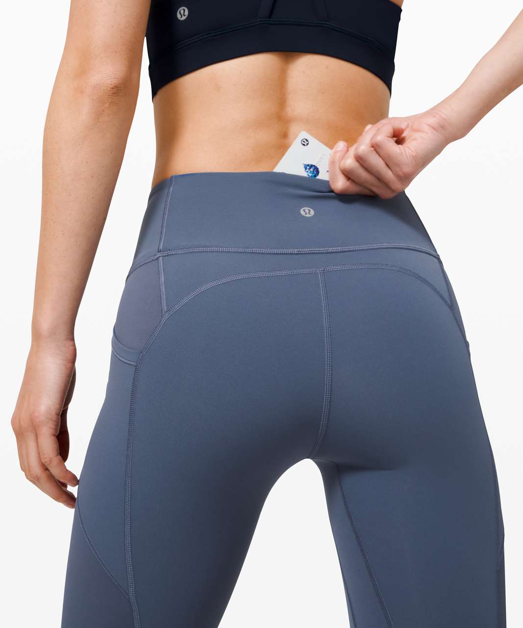 Lululemon All the Right Places High-Rise Drawcord Waist Crop 23” - Blue  Nile - lulu fanatics