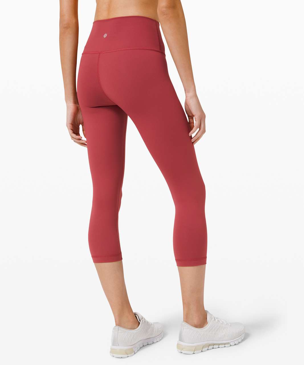 Lululemon Wunder Under High-Rise Crop 23 *Updated Scallop Full-On Luxtreme  - Dark Olive - lulu fanatics