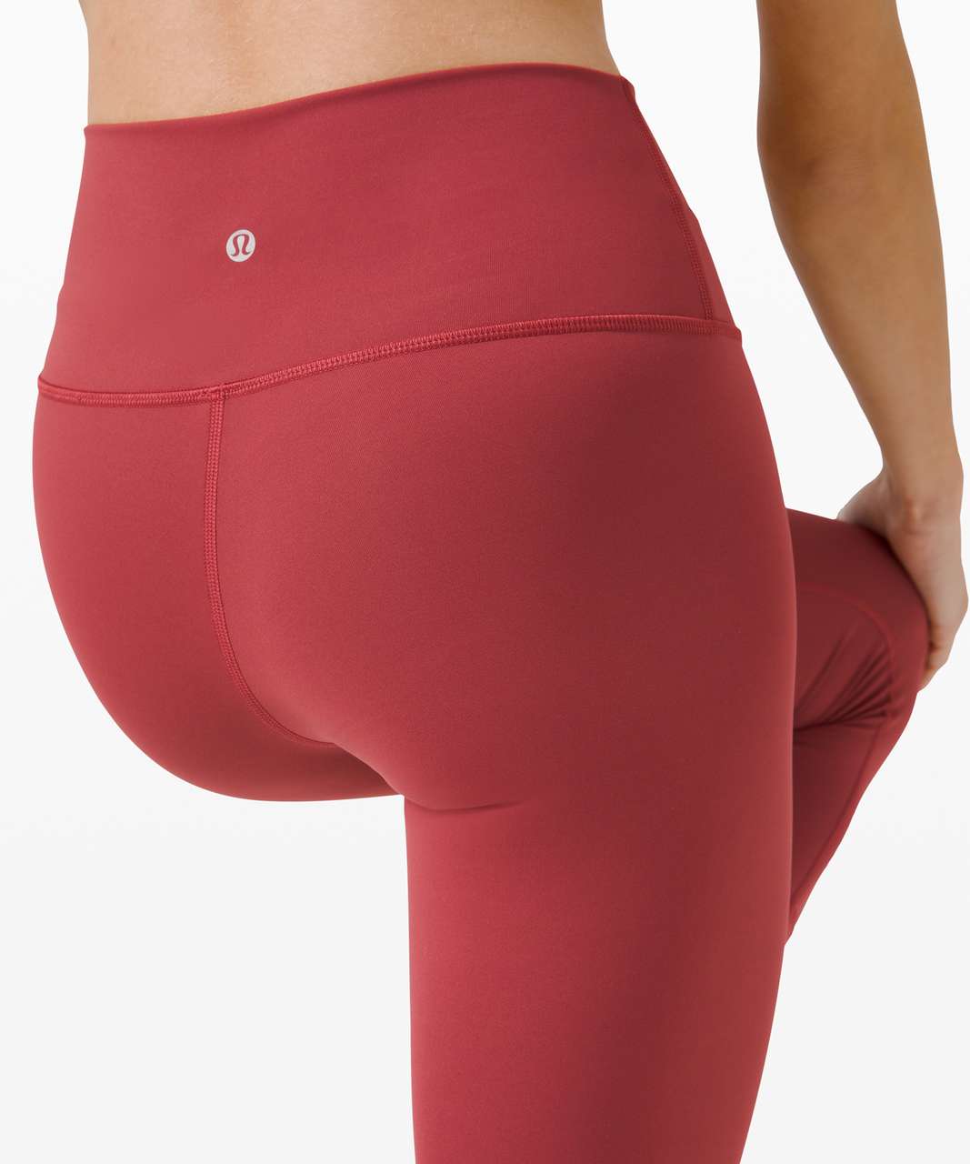 Lululemon Wunder Under Crop High-Rise 21 *Flocked Everlux - Plumful - lulu  fanatics