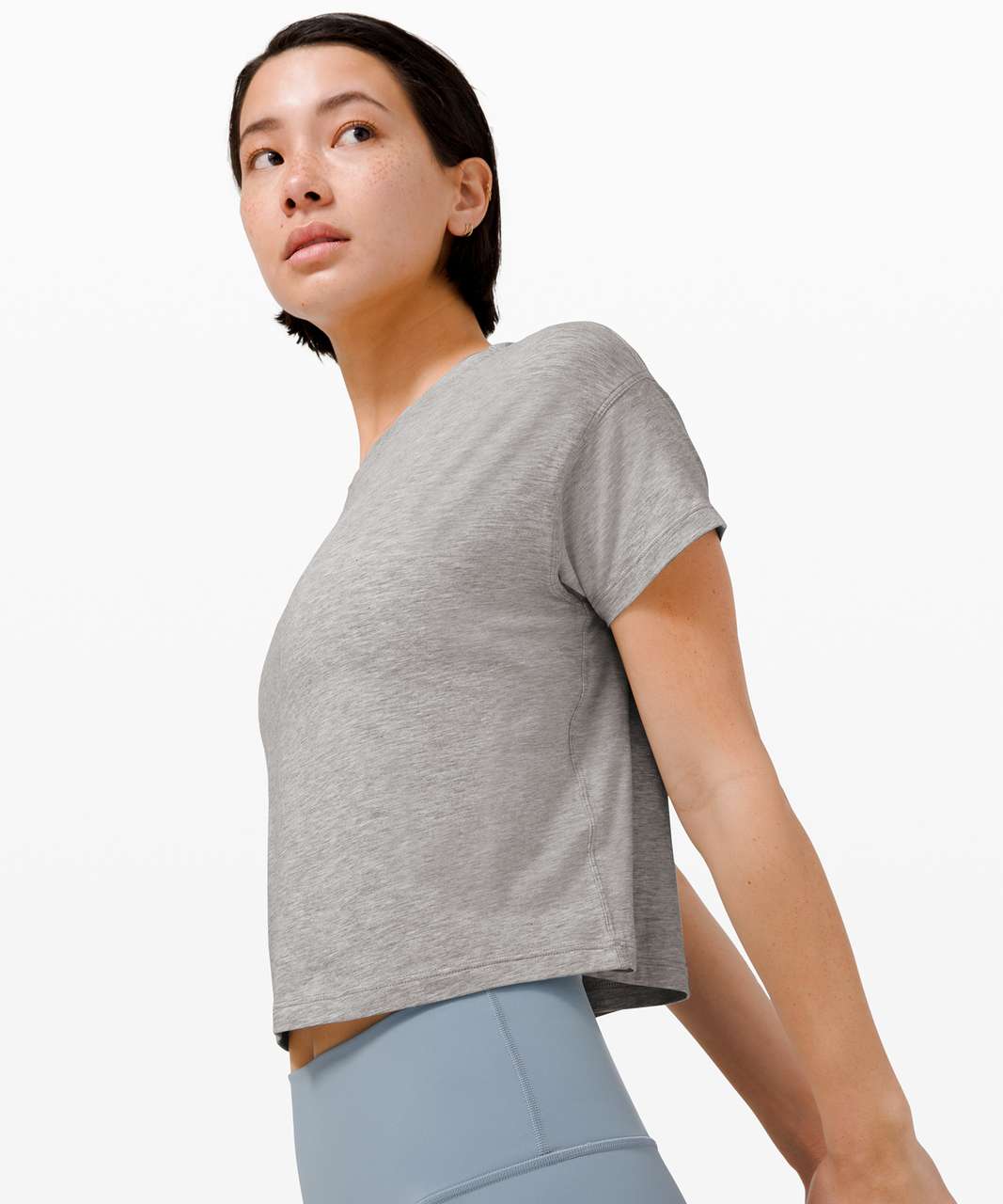 Lululemon Cates Tee - Heathered Core Light Grey