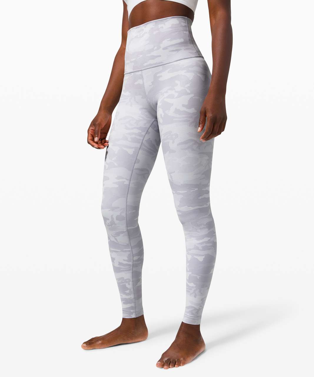 Lululemon Wunder Under Super High-Rise Tight *Luxtreme 28" - Incognito Camo Jacquard Alpine White Starlight