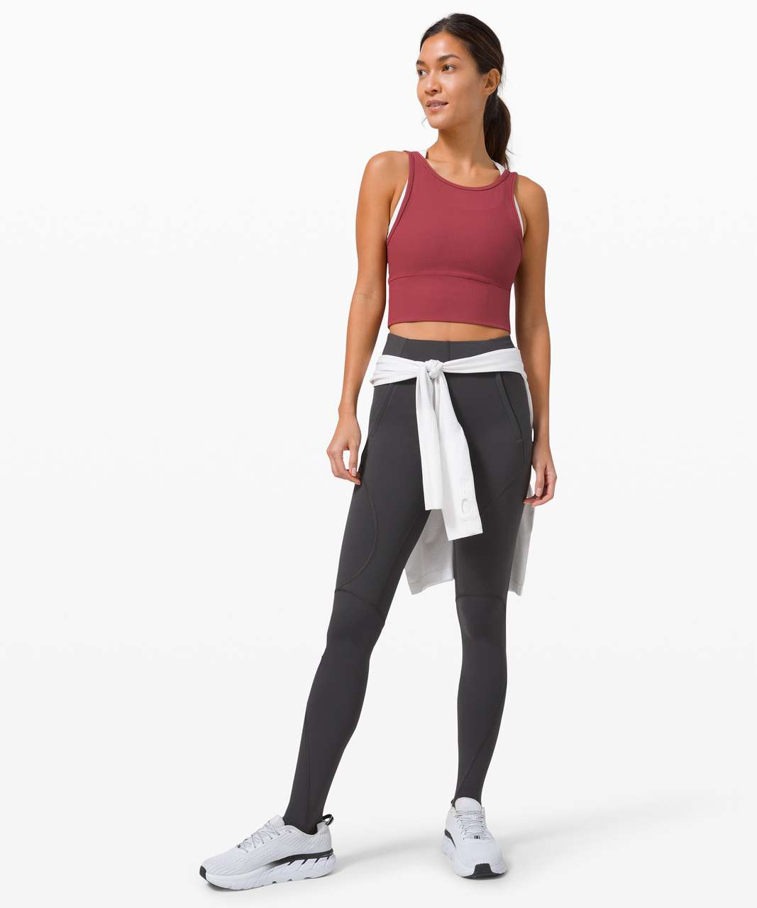 Lululemon Power Pivot Tank *Rib - Chianti