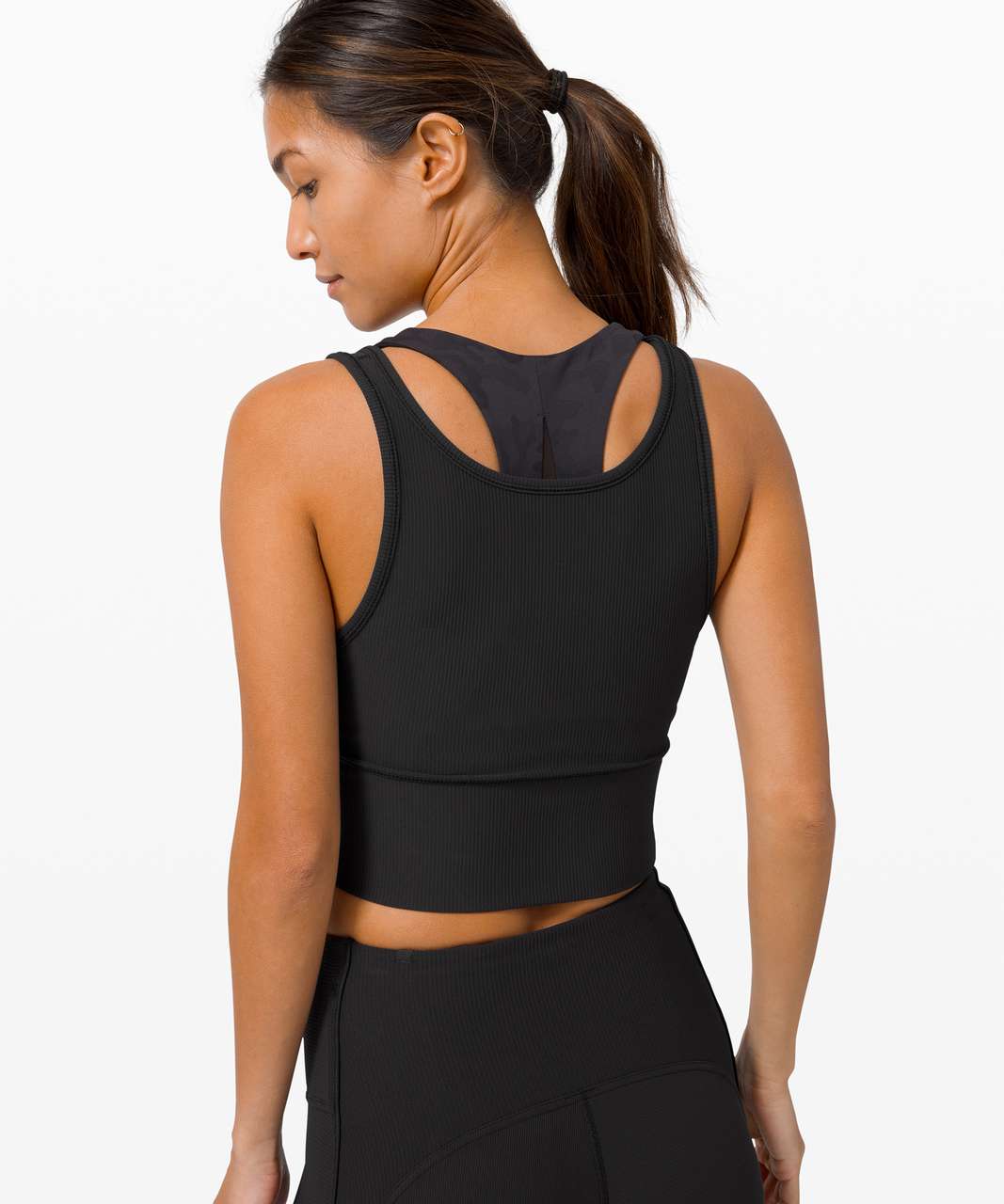 Lululemon Power Pivot Tank *Rib - Black