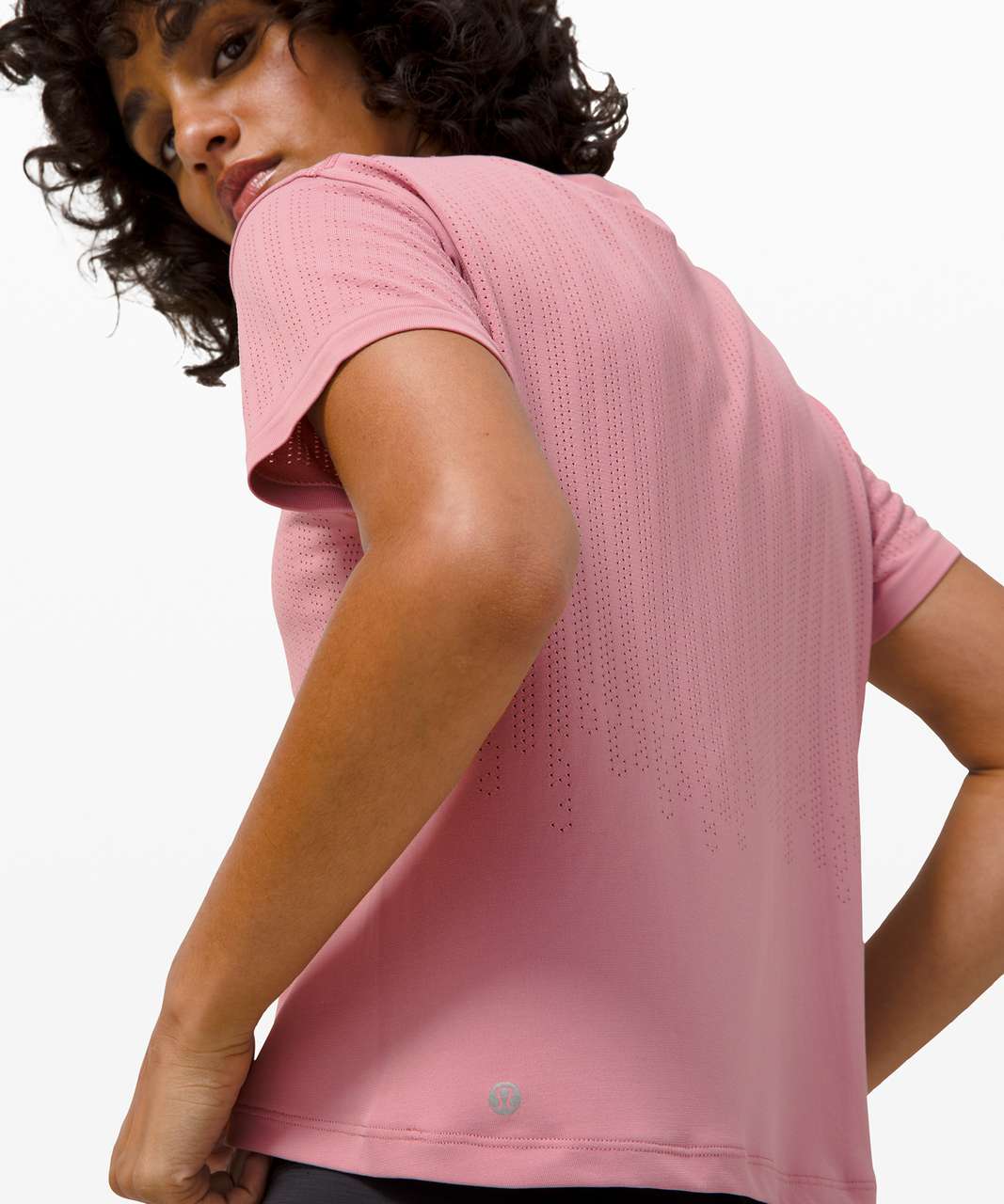 Lululemon Train to Be Short Sleeve - Pink Taupe / Pink Taupe