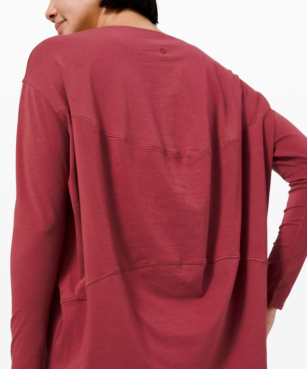 Lululemon Back In Action Long Sleeve - Chianti