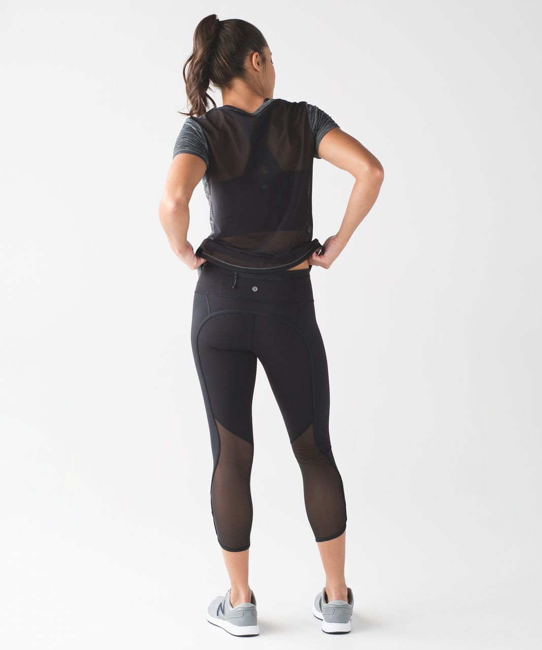 Lululemon Beat The Heat Crop - Black