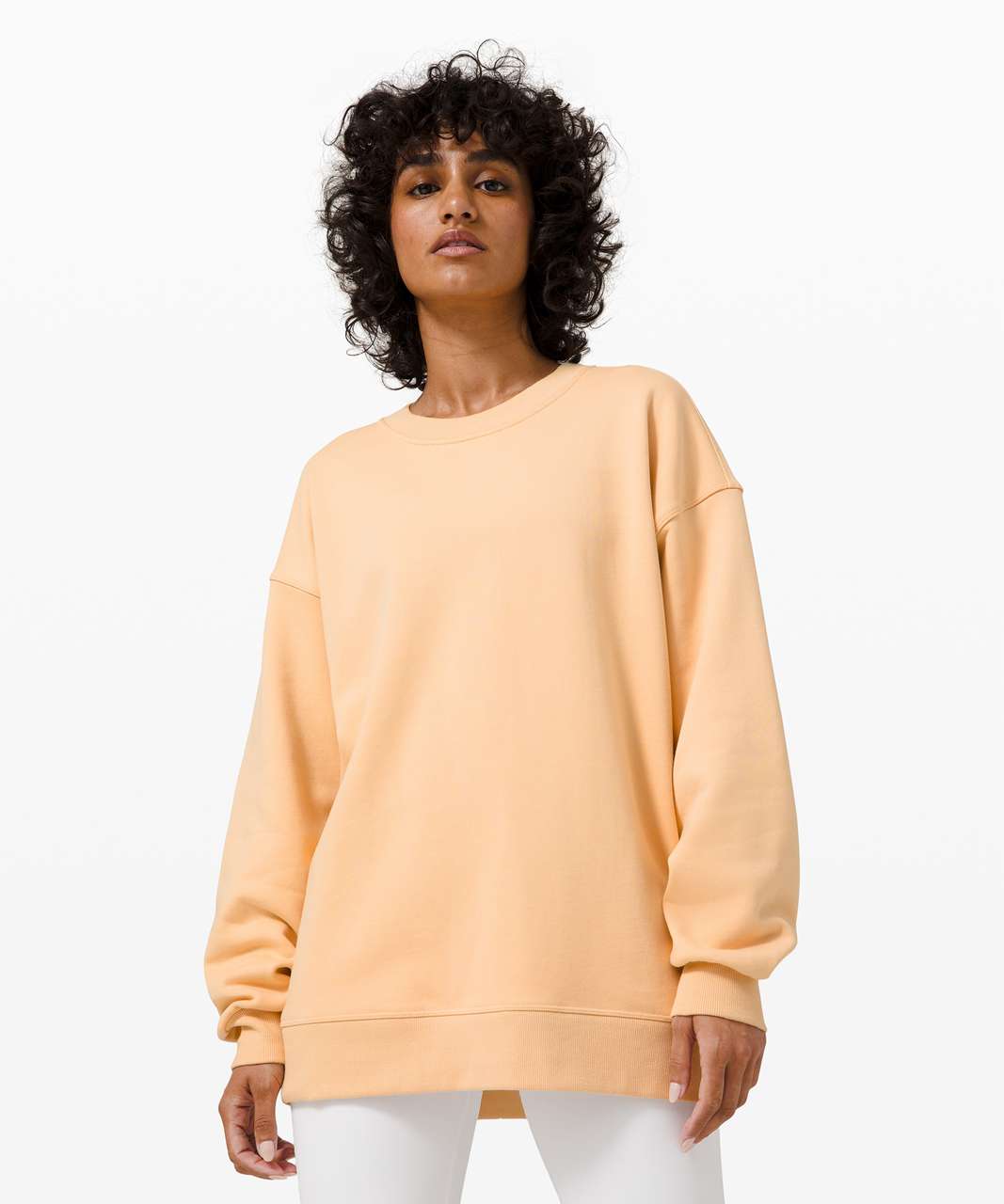 Lululemon Perfectly Oversized Crew - Ivory Peach