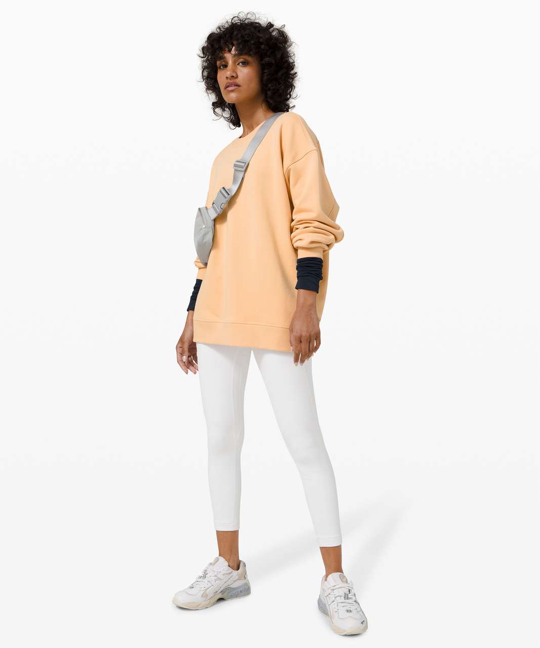 Lululemon Athletica Solid Ivory Sweatshirt Size 12 - 41% off