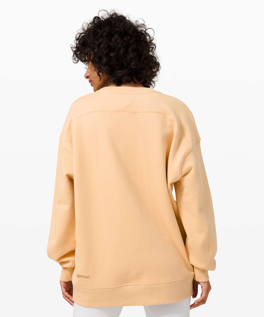 Lululemon perfectly oversized crew sweatshirt pullover soleil yellow size 12  - $65 - From Beatriz