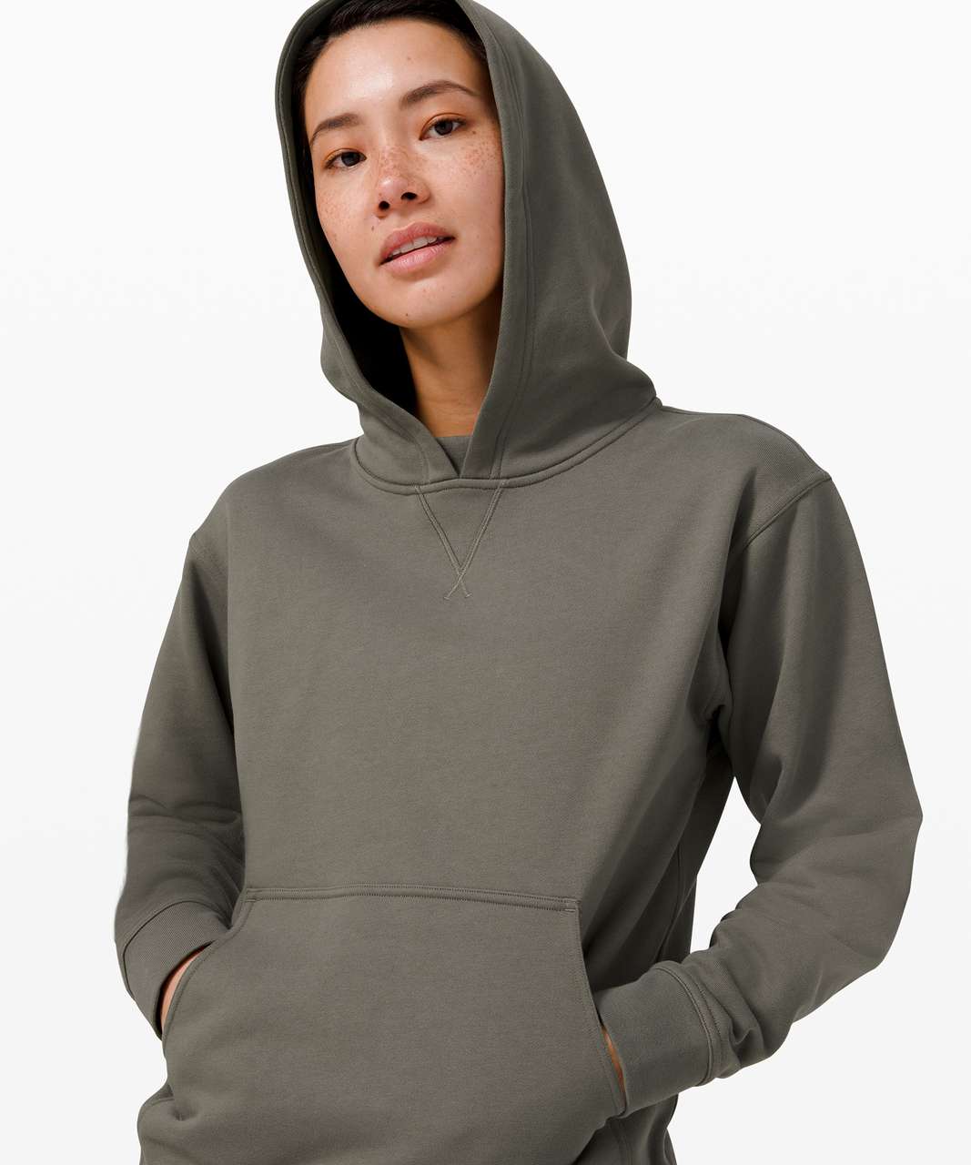 Lululemon All Yours Hoodie *Terry - Grey Sage - lulu fanatics