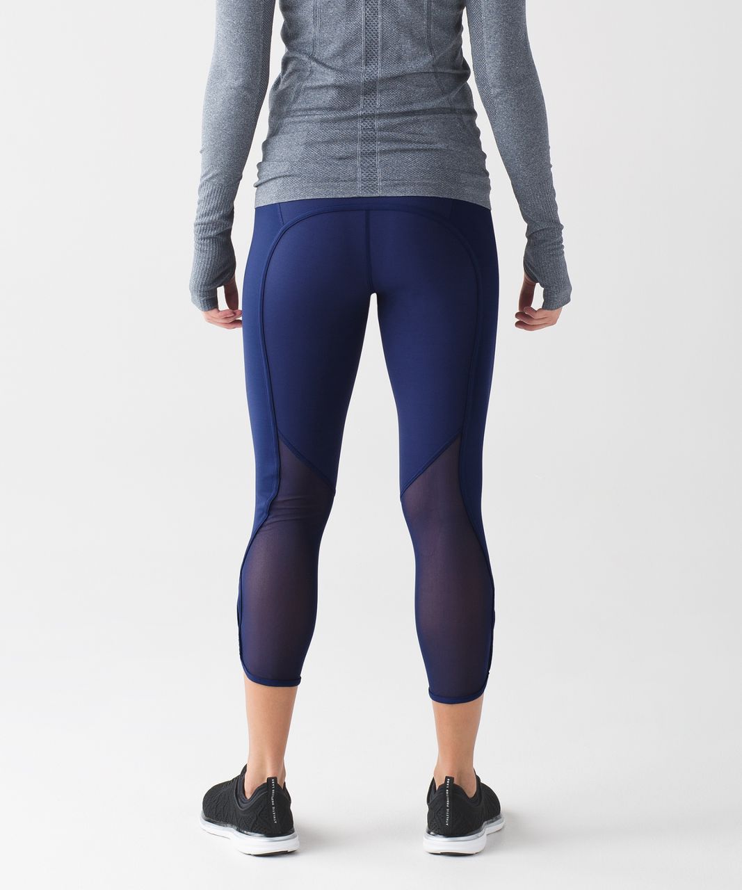 Lululemon Heat It Up Crop - Black - lulu fanatics