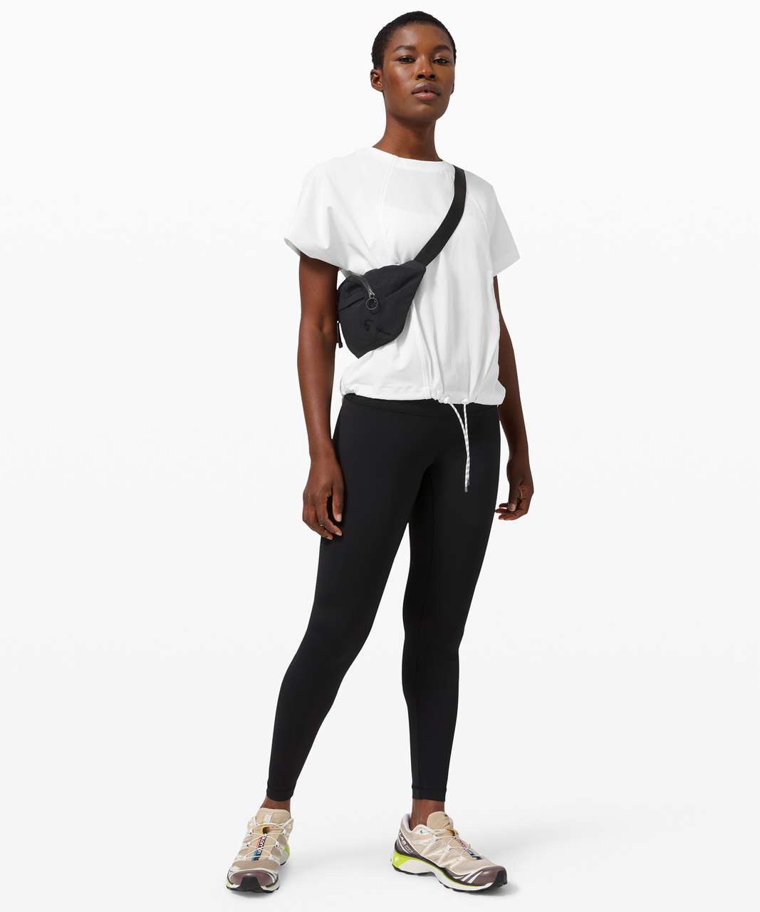 Lululemon Tied to Motion Short Sleeve - White