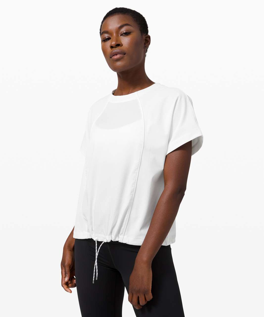 Lululemon Breeze By Short Sleeve - White / White - lulu fanatics