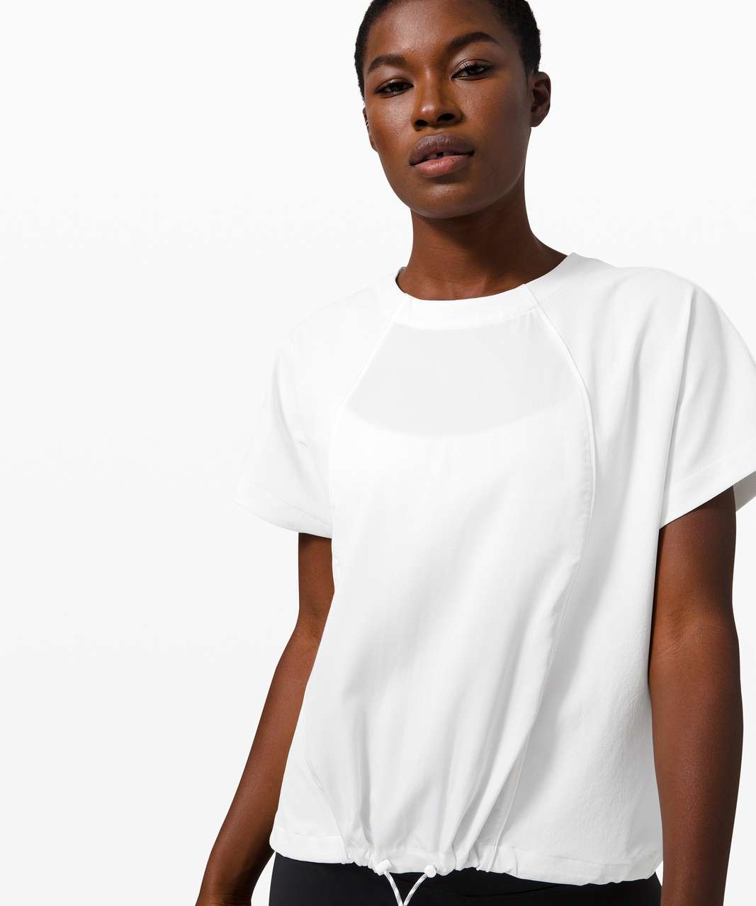 Lululemon Tied to Motion Short Sleeve - White