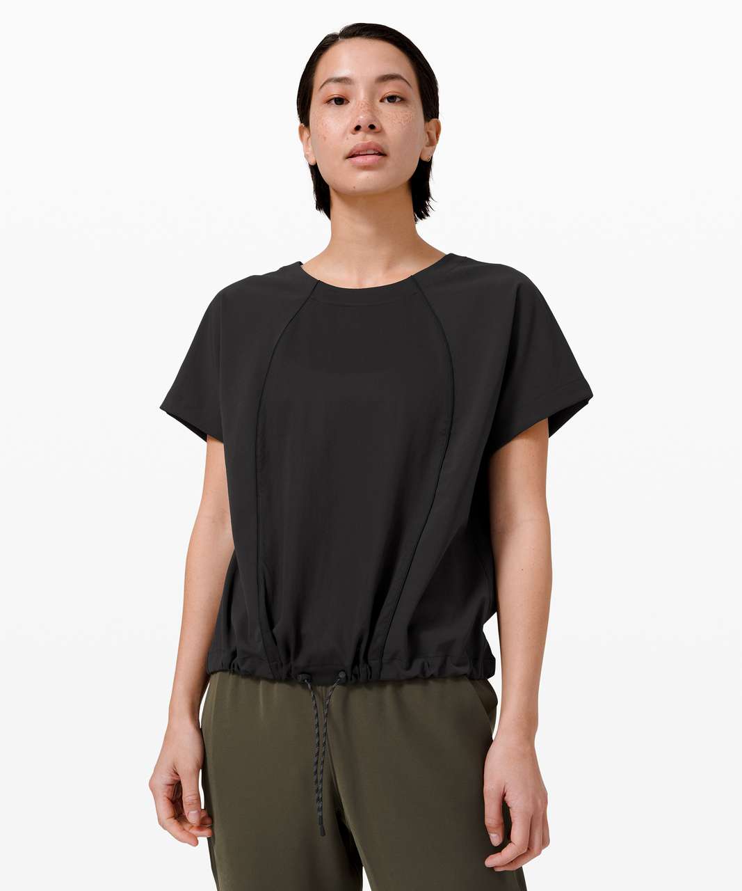 Lululemon Tied to Motion Short Sleeve - Black