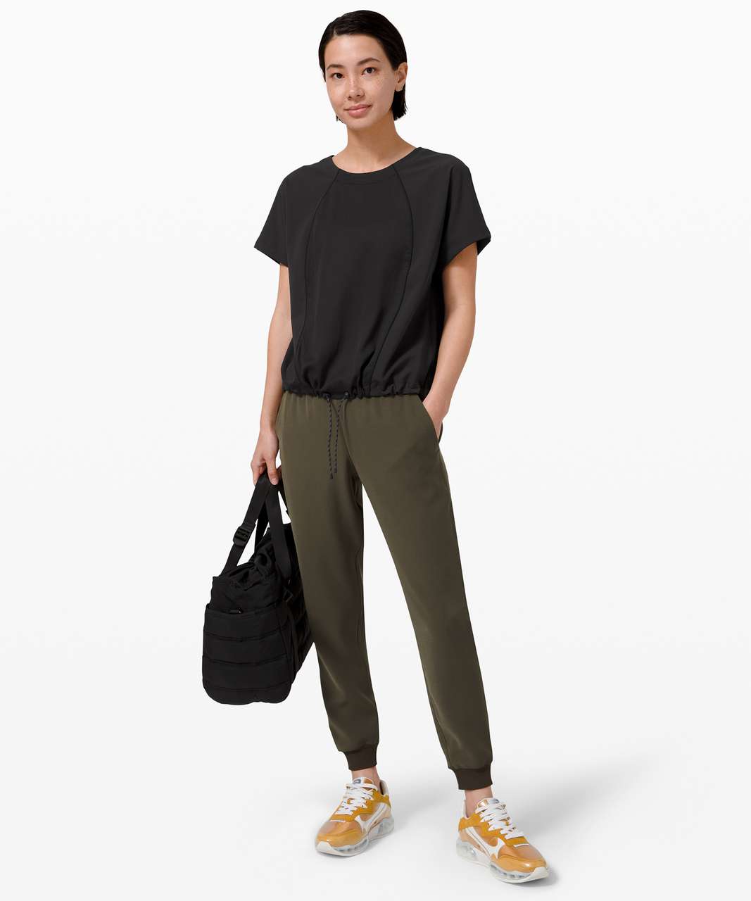 Lululemon Tied to Motion Short Sleeve - Black