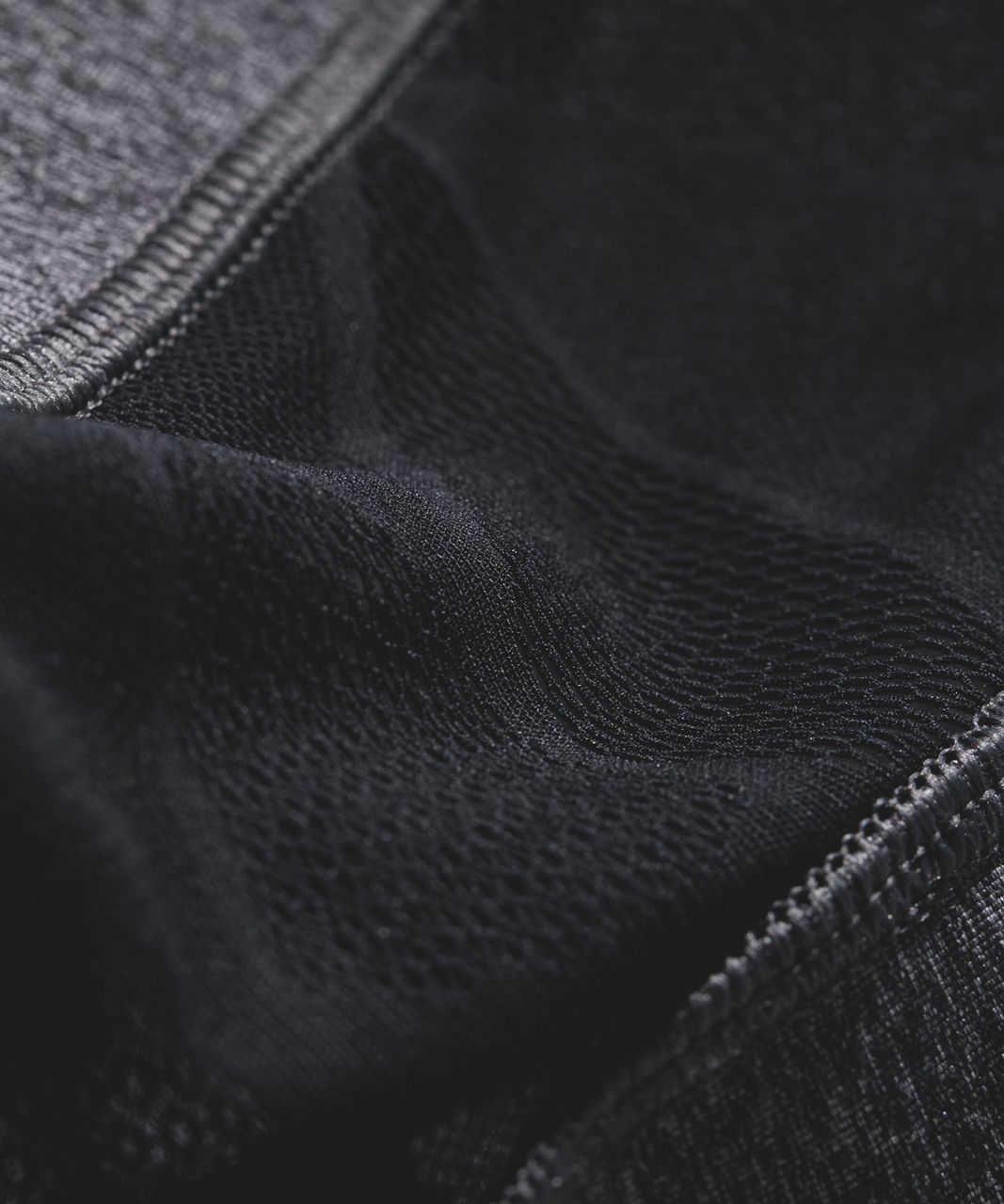 Lululemon Goal Crusher Crop - Heathered Black / Black