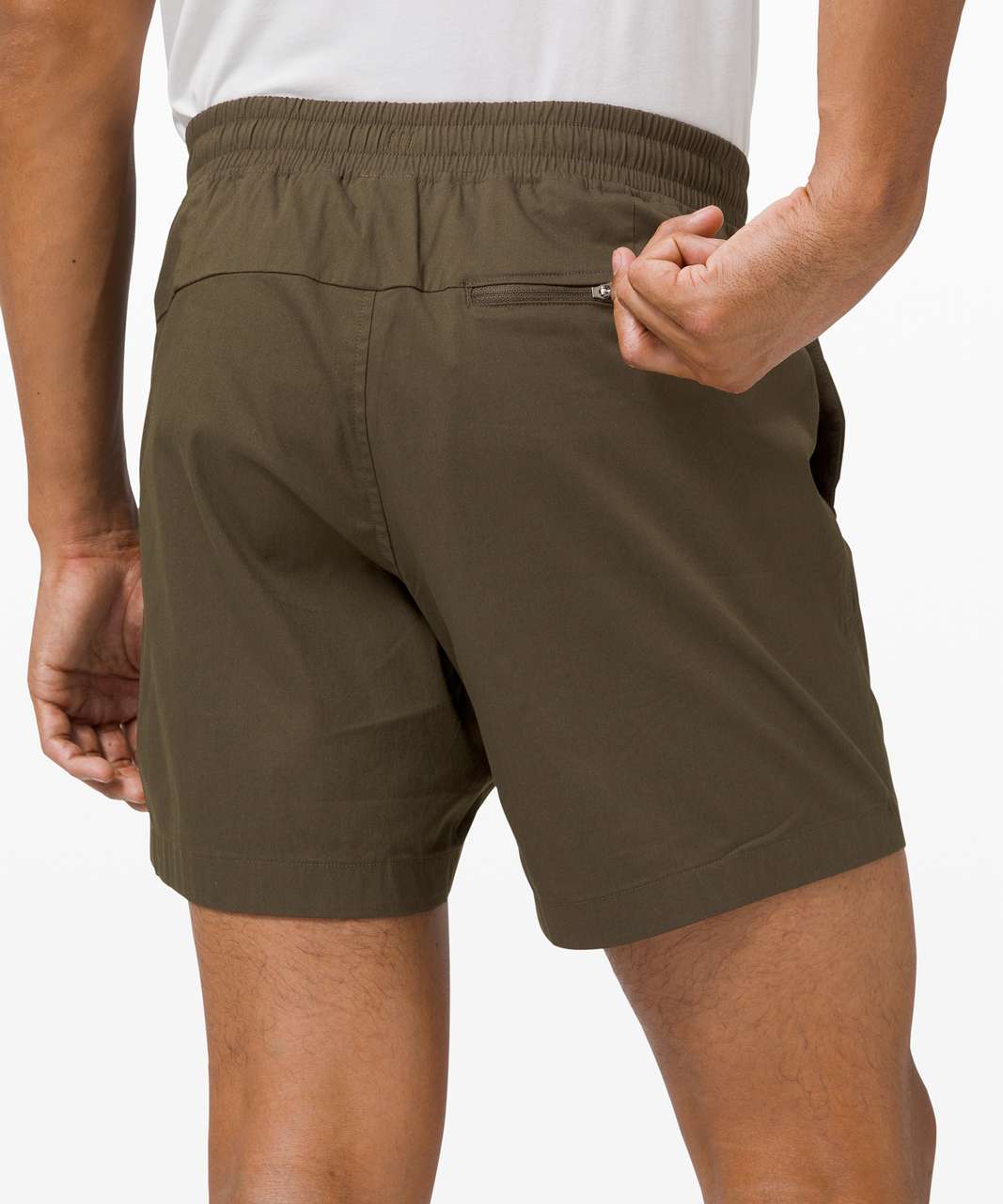 Lululemon Bowline Short 5 - Dark Olive - lulu fanatics